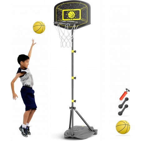 Tragbarer und verstellbarer Basketballkorb
