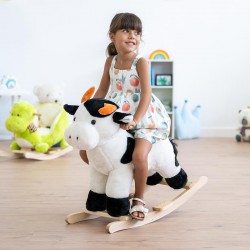 Kinderwippe Kuh aus Holz Spiele und spielzeug