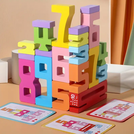 Montessori Bricks Magic Number Blocks 40 Stück