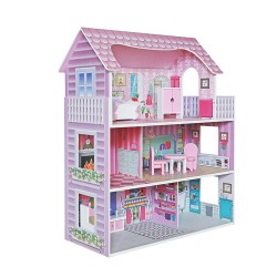 Puppenhaus für Mädchen und Jungen 62x27x70cm Küchen für Kinder