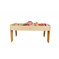 Aktivitäts-Tisch mit Holzbahn Küchen für Kinder