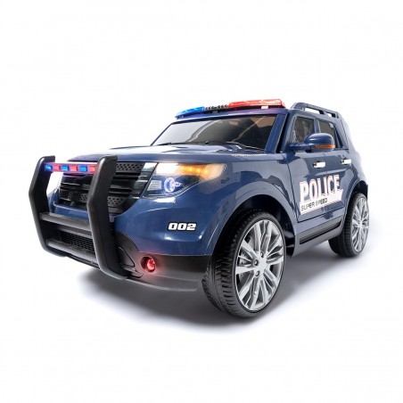 Polizei Elektro-Geländewagen FBI 12V für Kinder